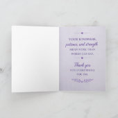 Alzheimer’s Dementia Awareness Purple サンキューカード (内部)