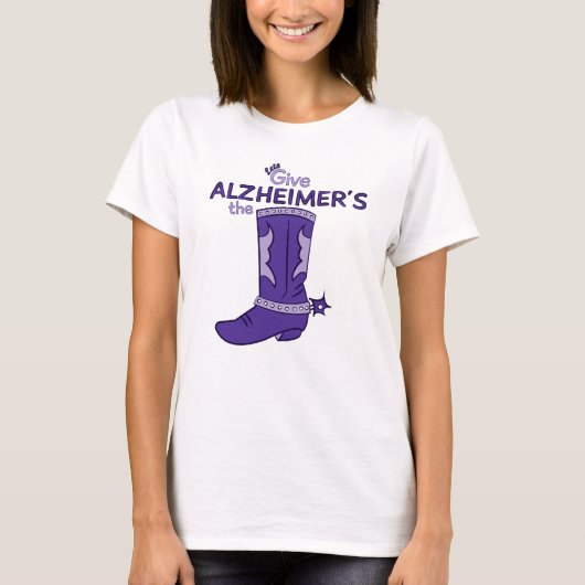 Alzheimersのブーツのワイシャツ#1 Tシャツ (正面)
