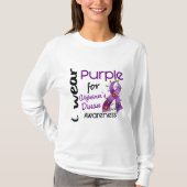 Alzheimersの病気私は認識度43のための紫色を身に着けています Tシャツ