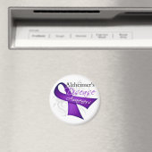 Alzheimer's Disease Awareness Ribbon マグネット (インサイチュ (食洗機))