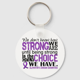 Alzheimer's Disease How Strong We Are キーホルダー