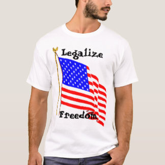 AMの旗PNGは、自由を法律化します Tシャツ