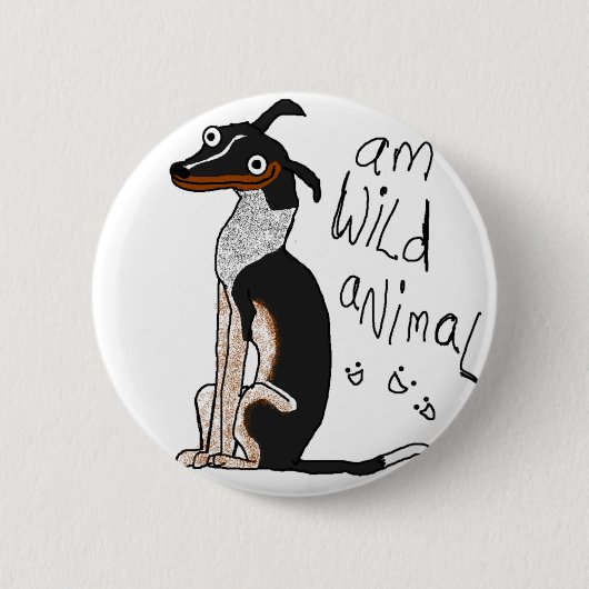 AMの野生動物 缶バッジ (正面)