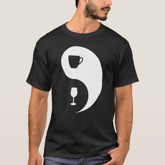 AMコーヒーPMウィンインとヤン Tシャツ (正面)