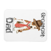 Amスタッフパパ マグネット (横)