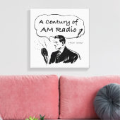 AMラジオ放送の世紀 キャンバスプリント (インサイチュ (リビング))