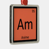 Am - アニメ アニメーション 化学 周期表 メタルオーナメント (右)