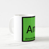Am - アミューズブーシュ化学元素周期表 コーヒーマグカップ (正面左)