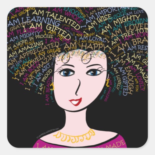 AM – ステッカー (正面)