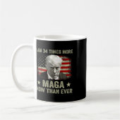 Am &#;今までよりも多くのMagaトランプのサポート コーヒーマグカップ (左)