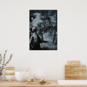 AM Bahnhof Friedrichstraße ポスター (キッチン)