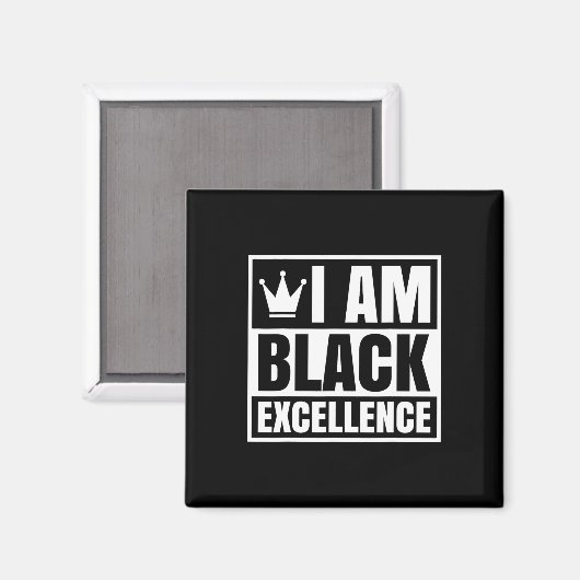 Am Black Excellence Black History African Men Wome マグネット (正面/裏面)
