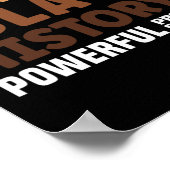 Am Black History Strong-誇りを持った Black History Month ポスター (角)