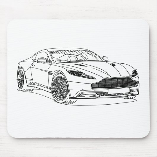 AM DB11-2017 マウスパッド (正面)