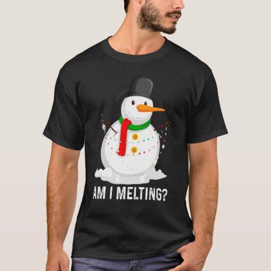 Am I溶融雪だるま溶融春春 Tシャツ (正面)