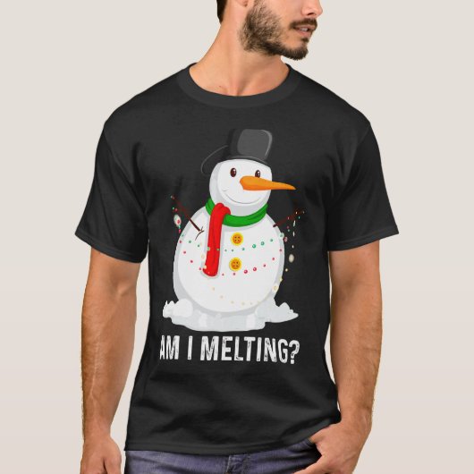 Am I溶融雪だるま溶融春春 Tシャツ (正面)