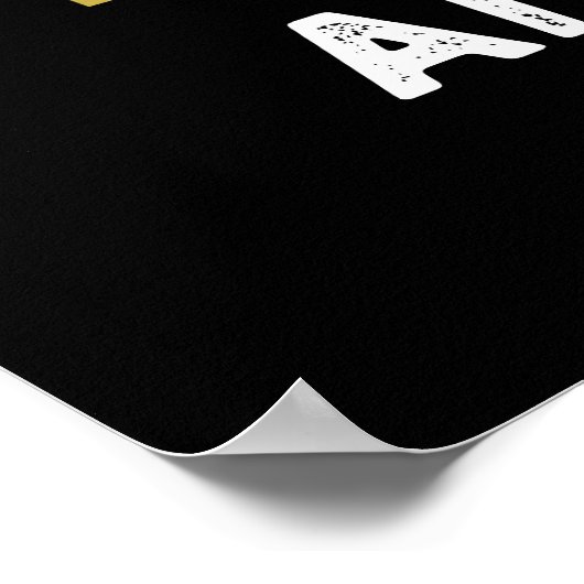 Am I Right おもしろい Angle Pun Dark BG ポスター (角)