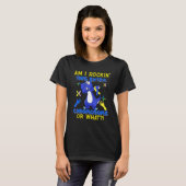 Am I Rockinこの余分な染色体か何が安房ダウン Tシャツ (正面フル)