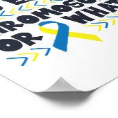 Am I Rockin#この染色体の追加ダウン症候群 ポスター (角)