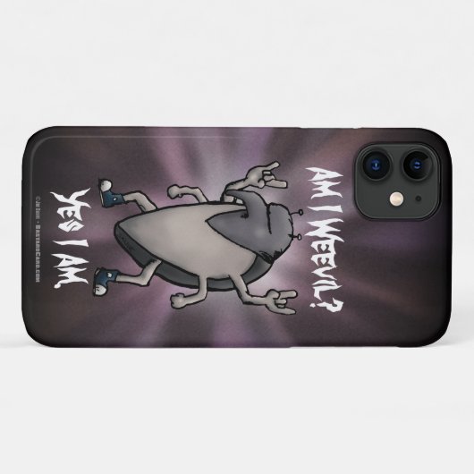 Am I Weevilおもしろいヘビーメタルマンガ Case-Mate iPhoneケース (裏面(横))