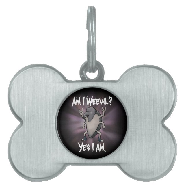 Am I Weevil Heavy Metal Cartoon ペットネームタグ (正面)