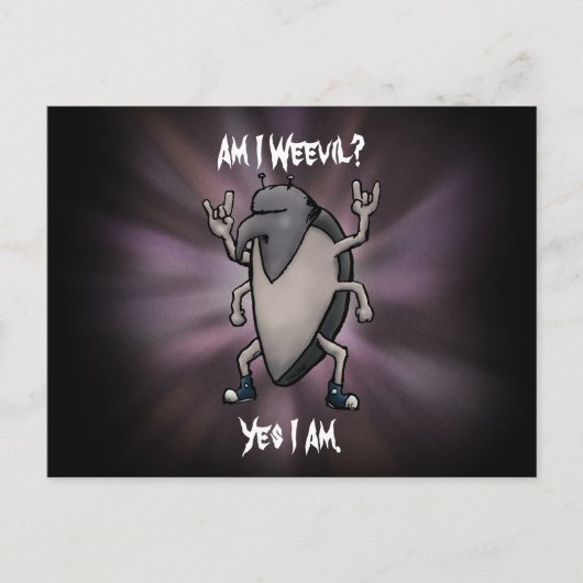 Am I Weevil Heavy Metal Cartoon ポストカード (正面)