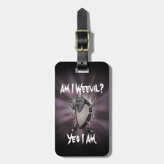 Am I Weevil Heavy Metal Cartoon ラゲッジタグ (正面縦)