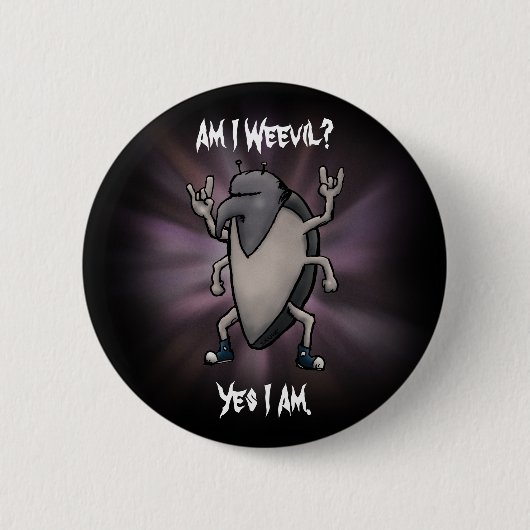 Am I Weevil Heavy Metal Cartoon 缶バッジ (正面)