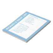 AM PMの準備を行う子供の責任チェックリスト ノートパッド (回転)