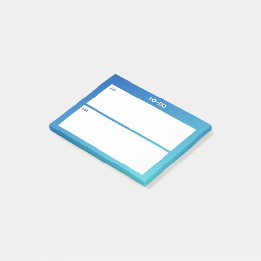 AM PM スティッキーノートプランナー - デイリーフォーカス ポストイット (アングル)