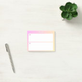 AM PM Sticky Note Planner – Minimal Daily Focus Pa ポストイット (オフィス)