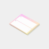 AM PM Sticky Note Planner – Minimal Daily Focus Pa ポストイット (アングル)