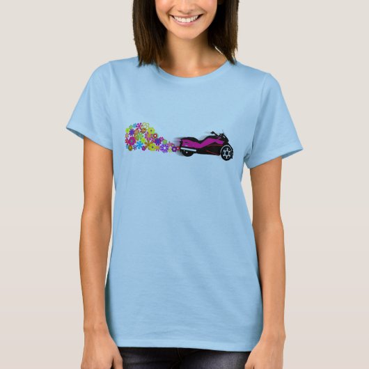 AM Spyderの倒れかけたデイジーのワイシャツはできます Tシャツ (正面)