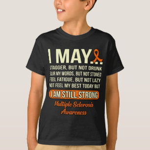 Am Still Strong多発性硬化症の認識度グラフ Tシャツ