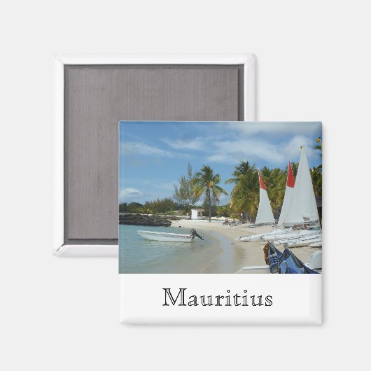 Am Strand von Mauritius マグネット (正面/裏面)