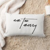 Am Too Messy – 飾おもしろいりクッション ランバークッション (ブランケット)