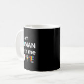 Am Woman Watch Me Vote 1 コーヒーマグカップ (正面左)