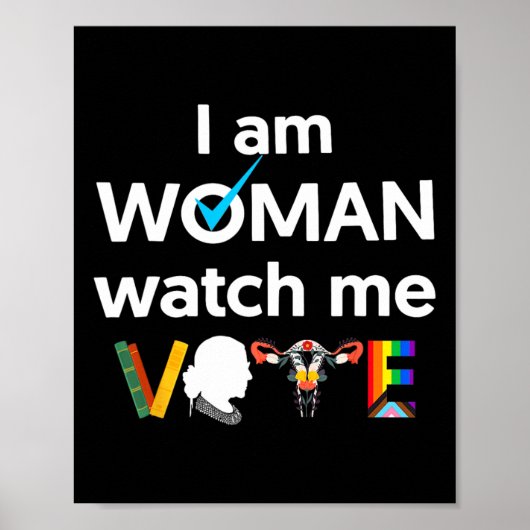 Am Woman Watch Me Vote 1 ポスター (正面)