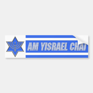 AM Yisraelシェ バンパーステッカー