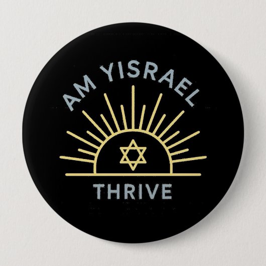 Am Yisrael Thrive Pin 缶バッジ (正面)