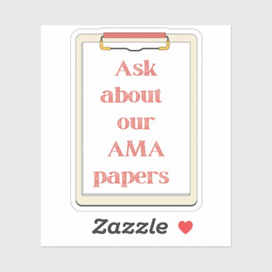 AMA頼の紙について シール (シート)