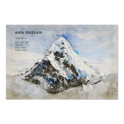 Ama Dablam ポスター (正面)