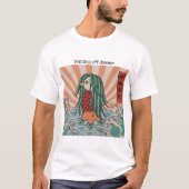 Amabie-Warding off disease Tシャツ (正面)