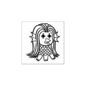 Amabie Wood Art Stamp ラバースタンプ (インプリント)