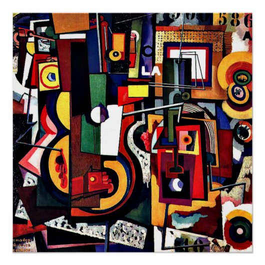 Amadeo de 絵画 Souza-Cardosoの作品 ポスター (正面)