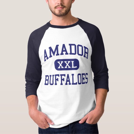 Amador -バッファロー- Sutterの高入り江 Tシャツ (正面)