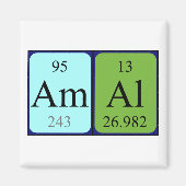 Amal周期表名磁石 マグネット (正面)