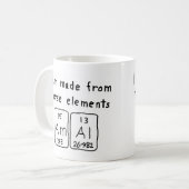 Amal期別テーブル名mag コーヒーマグカップ (正面左)