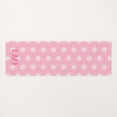 Amal Star Lattice in Pink Personalized ヨガマット (裏面(横))