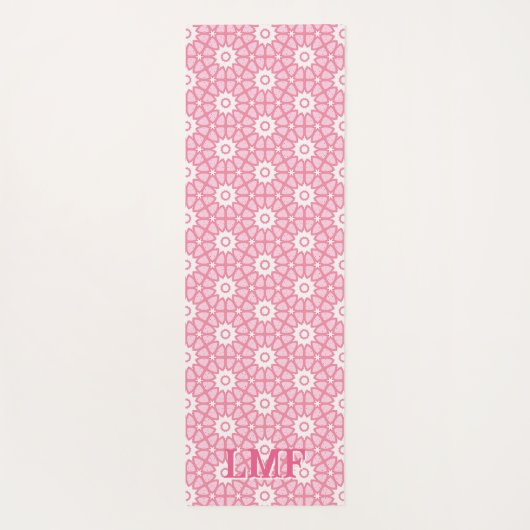 Amal Star Lattice in Pink Personalized ヨガマット (裏面)